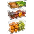 thumbnail image 5 of Sorbus Organizer Bins, with lids, Kitchen Pantry Organization Storage bins, for fridge, freezer, Food Storage, containers for organizing, Cabinet Organizers, 5 of 10