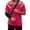 Hot Pink_005, variant on Post Shoulder Surgery Recovery Short Sleeve Shirts Men, Full Side Snap Tear Away Adaptive Tops Designed for Chemo Port Access and Post-op Daily Wear Pink 2XL