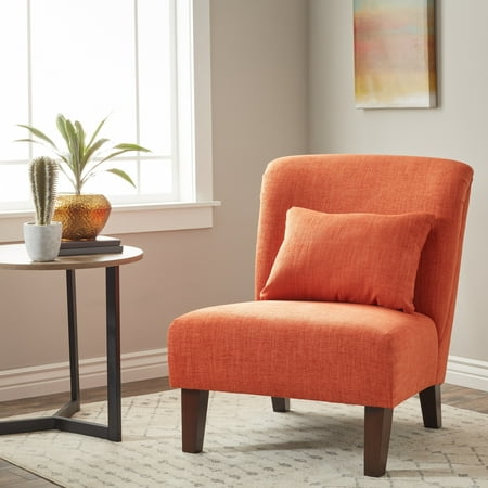 Clay Alder Home Anna Fiesta Orange Accent Chair