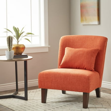 Clay Alder Home Anna Fiesta Orange Accent Chair - 0