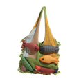 thumbnail image 1 of Bolso tote para mujer, diseño estético, tejido de punto, bolso de hombro moderno para picnic o trabajo. Verde, 1 of 9