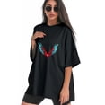 thumbnail image 5 of Women T Shirts and Men Shirt Oversized Shirts Cool Graphic Tees for Men Vintage Streetwear Sweat Casual Shirt L, 5 of 5