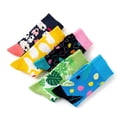 thumbnail image 4 of Calcetines coloridos de moda Harajuku para mujer, medias divertidas de algodón con personalidad de la serie de huevos de arte, novedad, 4 of 4