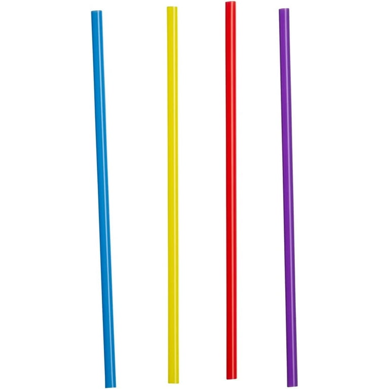 Disposable Drinking Straws by WOW Plastic 250 Pack of Plastic Straws Clear  Drinking Straws for Hot and Cold Beverages – Premium Straw – 7 ¾-Inch Long