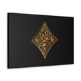 thumbnail image 5 of 3D Gold Diamonds Playing Card Canvas Wall Art for Home Decor Ready-to-Hang, 5 of 18