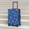 thumbnail image 5 of Uemuo Dinosaur Driving Printed Washable Luggage Cover - Fashion Suitcase Protector Fits 18-32 Inch Luggage -X-Large, 5 of 9