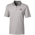 thumbnail image 2 of Men's Cutter & Buck Bobby Bowden Gray Florida State Seminoles Big & Tall Forge Tonal Stripe Stretch Polo, 2 of 3