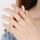 thumbnail image 5 of Anillo abierto ajustable con gato para mujer, anillos para fiestas y parejas, 5 of 8