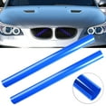 thumbnail image 1 of 2 Pcs Car Front Grille Trim Strips Car Support Grill Bar V Brace Wrap Exterior Decorations For BMW E60, 1 of 6
