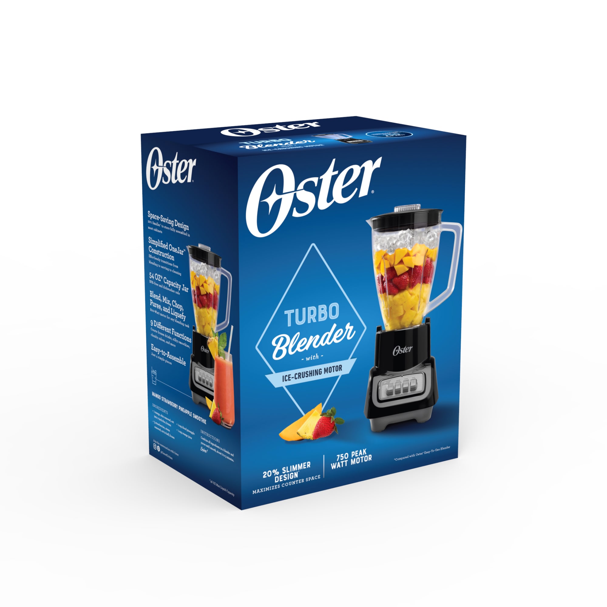 Oster Turbo 5-Speed 750W Blender, 54 Oz Jar, Black photo 7