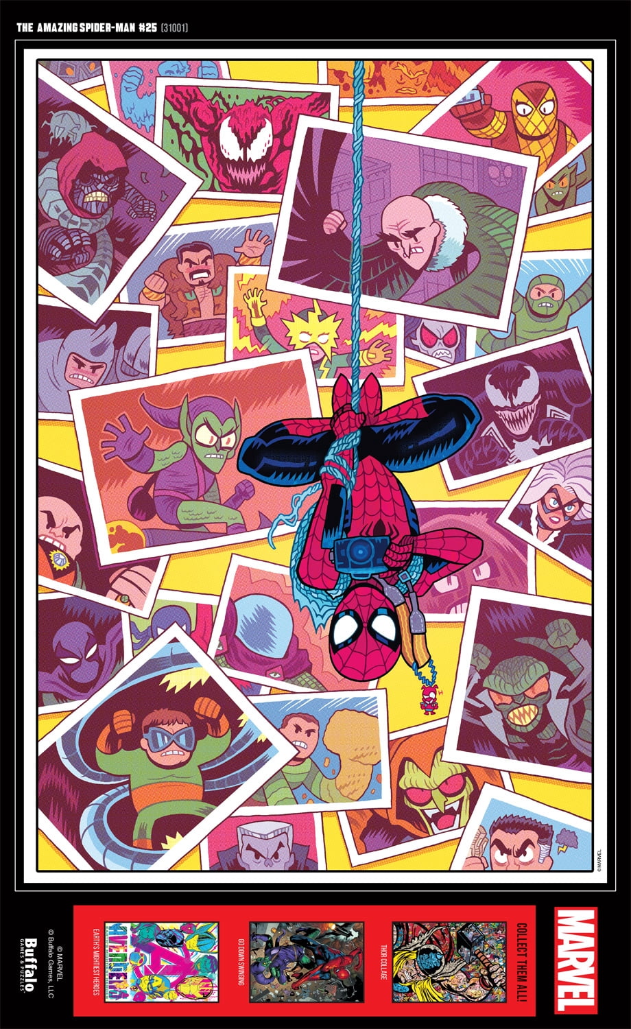 Buffalo Games 500-Piece Marvel The Amazing Spider-man 25 Interlocking Jigsaw Puzzle