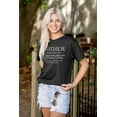 thumbnail image 3 of Funny Mother Definition Cute Mom Women's Plus Size Graphic Tee Brisco Brands 2X, 3 of 5