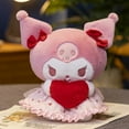 thumbnail image 5 of Kawaii Hello Kitty Kuromi My Melody Heartbeat Series Plush Doll Toy Girlfriend Birthday Children's Valentine's Day Gift, 5 of 10