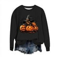 thumbnail image 2 of Womens Sweatshirts Plus Size Halloween Printed Long-sleeved Round-neck Loose Casual Sweatshirt,Tops for Women, 2 of 6