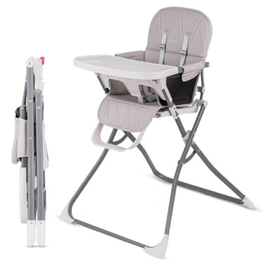 Slim Foldable High Chair for Babies and Toddlers | Five Point Safety Belt | Collapsible High Chair | Easy Clean High Chair | Highchairs for Babies and Toddlers | Silla de Comer para Bebe