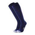 thumbnail image 3 of ibiyuan Youth Football Socks Breathable Long Tube Over The Knee Athletic Socks Boys Girls Sport Training Socks Non- Grip Back To School,Dark Blue1, 3 of 5