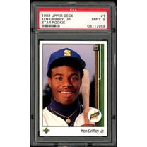 Ken Griffey Jr. Rookie Card 1989 Upper Deck #1 PSA 9