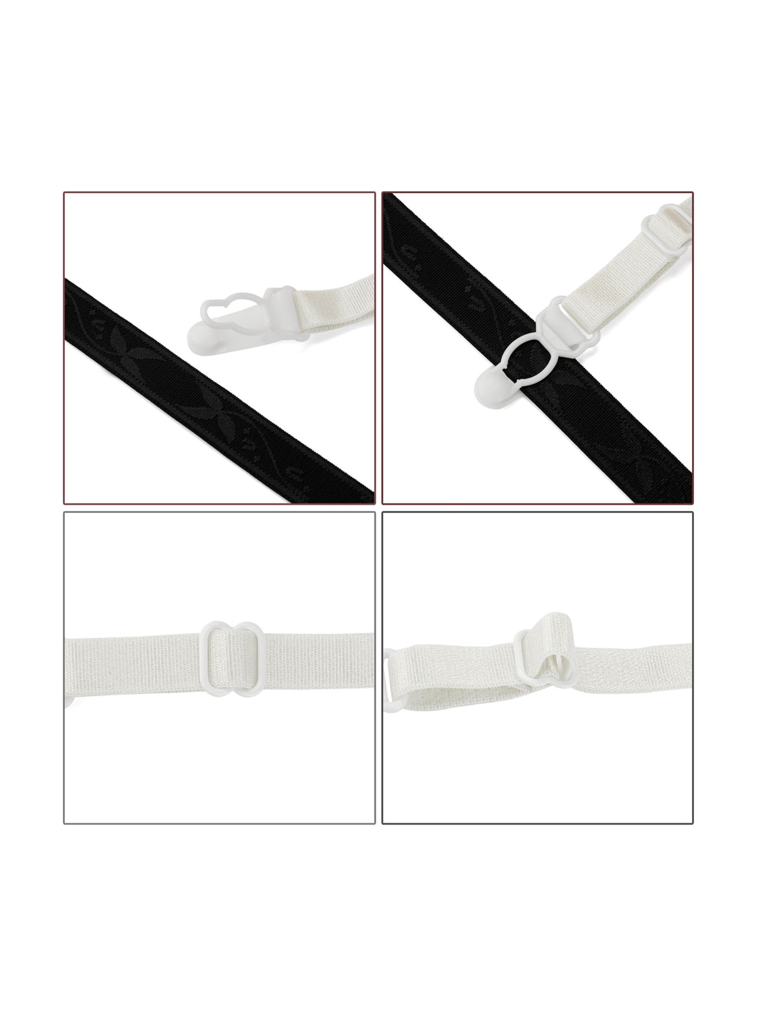 HengKe 6 Pieces Bra Strap Clips Elastic Adjustable Non-Slip Strap Holder  Conceal Straps - Conceal Straps - Cleavage Control （Beige, White and Black  ） - Yahoo Shopping