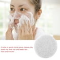 thumbnail image 4 of Soidarity Esponja de limpieza facial Almohadilla de limpieza facial redonda Limpiador de facial exfoliante portátil Pinceles de maquillaje y herramientas blanco PC 1 Soidarity CE000434-01, 4 of 6