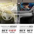 thumbnail image 4 of Descendants 2 Movie Car Windshield Sunshade Umbrella Stylish Foldable Reflective Sun Visor Front Window Cover Protector Accessories, 4 of 8