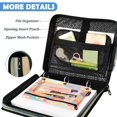 thumbnail image 5 of Surf Collage (2) Printed Zipper Binder with Handle&Shoulder Strap 2 inch 3 Ring 500+300 Sheet Capacity File Folder Organizer, 5 of 8
