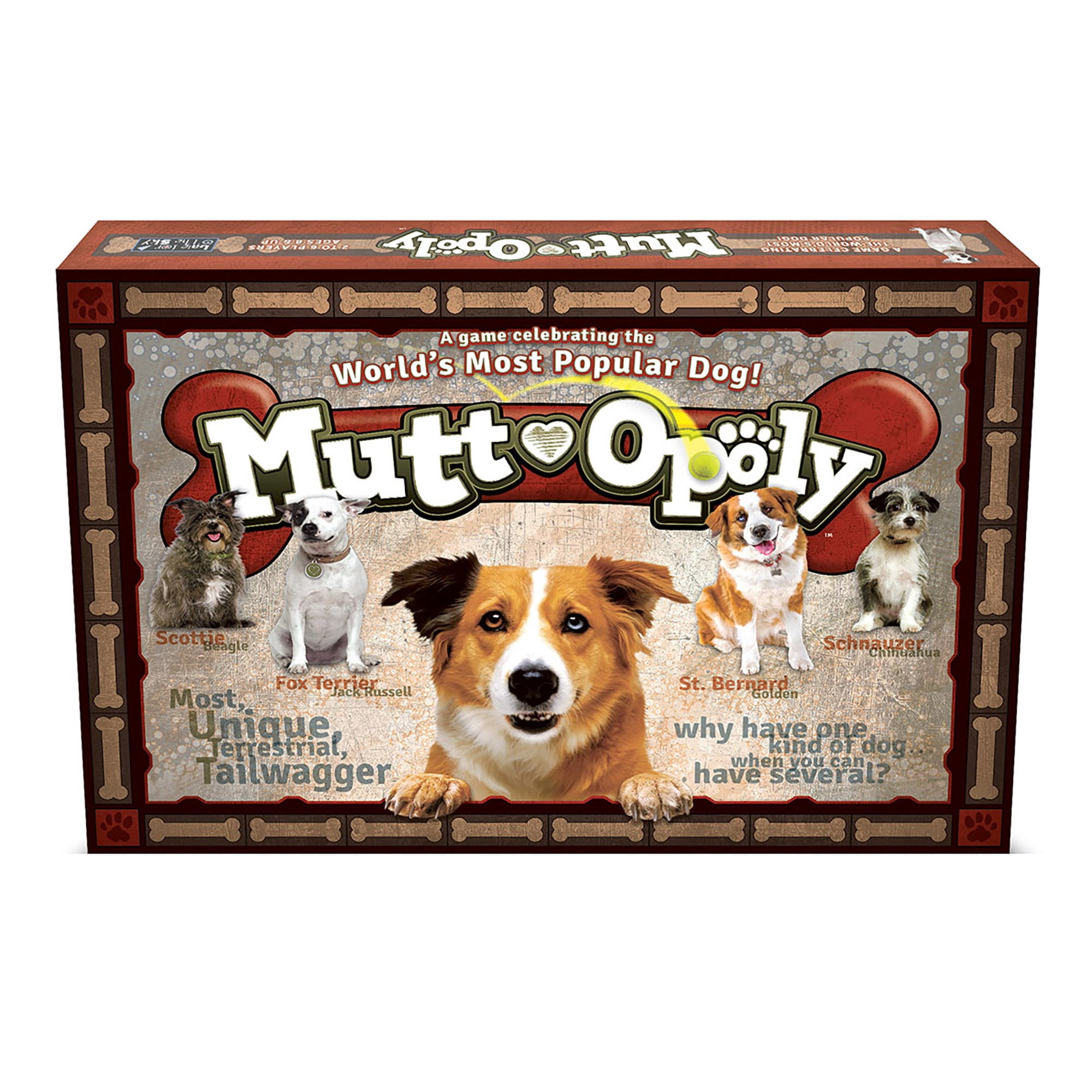 Late For The Sky: Mutt-Opoly - Dog Themed Family Board Game, Opoly-Style Game Night, Traditional Play Or 1 Hr Version, Ages 8+, 2-6 Players
