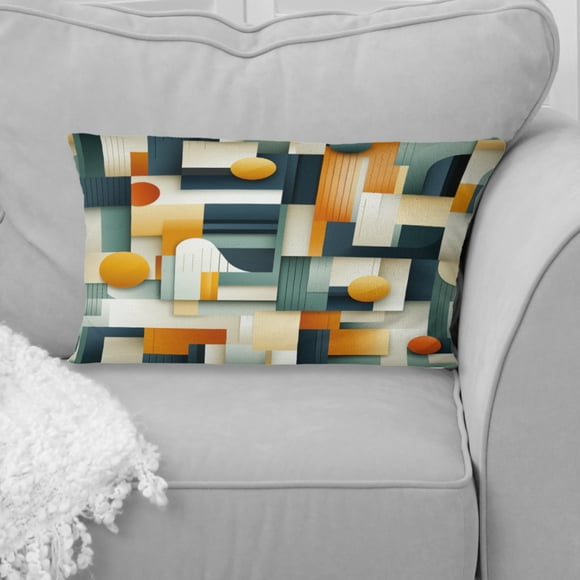Designart "Urban Geometric Spherical Design" Geometric Throw Pillow - Modern Pillow For Couch - Insert And Pillows Covers For Living Room Decor