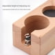 thumbnail image 1 of Base para prensa de café Mango para máquina de café Almacenamiento para electrodomésticos Asiento de madera para rellenar Soporte para cojín para pólvora, 1 of 3