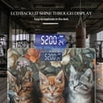 thumbnail image 3 of Bathroom Scale, Highly Accurate Digital Body Scale,Precisely Measures Weight up to 400 lbs-Cute Kittens Sitting On Top Of Flowers In The Style Of Oil Painting, 3 of 4