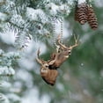 thumbnail image 4 of Christmas Deer Antler Car Pendant Decoration - Acrylic Car Antler Ornament for Holiday Vehicle Interiors and Rustic Christmas Gift Ideas, 4 of 5