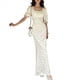 thumbnail image 1 of Vestido Bohemio con Estampado Floral y Mangas Abullonadas, Informal, de Verano para Mujer. L, 1 of 10