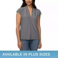 thumbnail image 5 of Buffalo Women's V-Neck Short Sleeve Top, M, 5 of 10