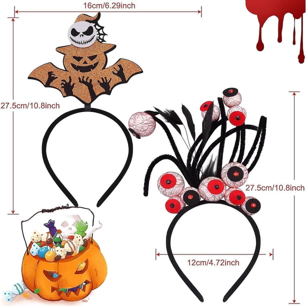 2 Horquillas De Araña Para Halloween – Accesorios Para Disfraces Y Pelo
