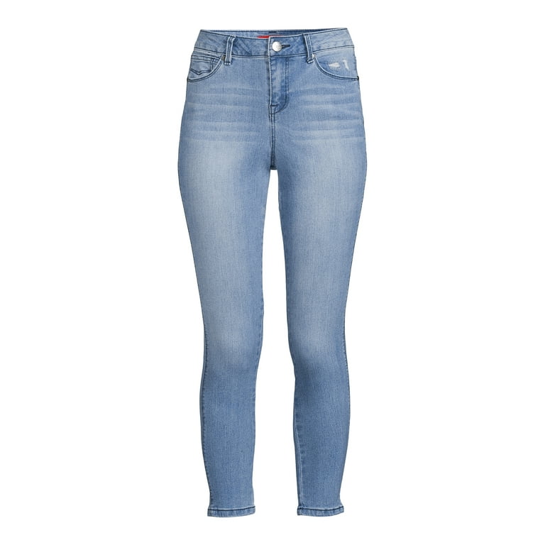 Astor Denim Women s Junior High Rise Ankle Jeans Walmart