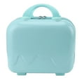 thumbnail image 2 of 14in Small Carry On Luggage, Lightweight Portable Hard Shell Travel Case, Large Capacity with Anti Slip Feet and Durable ABS Material for Travel, 2 of 7