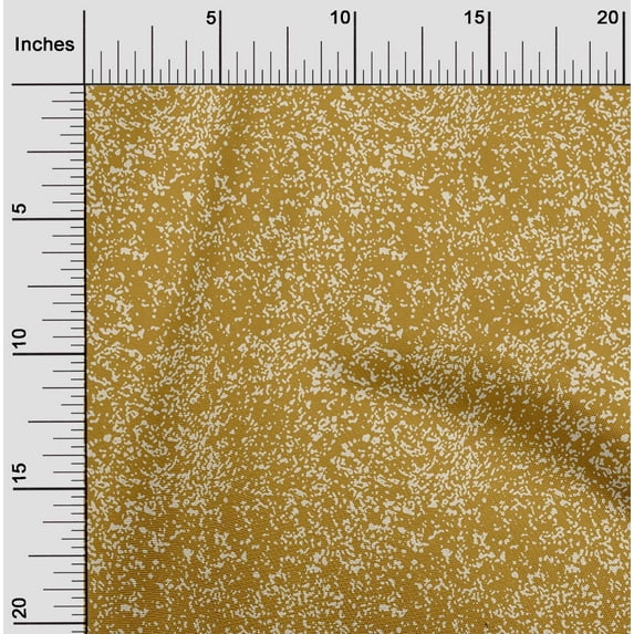 oneOone Viscose Jersey Dark Mustard Fabric Abstract Texture Quilting Supplies Print Sewing Fabric By The Yard 60 Inch Wide