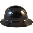 thumbnail image 3 of Pyramex Ridgeline Full Brim Hard Hat 4 Point Ratchet Shiny Black Graphite Pattern, 3 of 5
