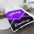 thumbnail image 2 of Cheerleader Cheer Print Personalized Blanket with Name Soft Fleece Throw Blankets for Women Men Birthday Wedding Gift 60X80 inch, 2 of 5