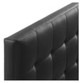 thumbnail image 3 of Queen Headboard, Vegan Leather Upholstered, Tufted Design, Black - Lily Bedroom Headboard for Queen Beds, Modern & Contemporary Style, 3 of 5