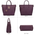 thumbnail image 4 of Dasein Women Handbags Purses Large Tote Shoulder Bag top Handle Satchel Bag for Work, 4 of 9