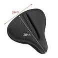 thumbnail image 2 of Funda de cojín de asiento de bicicleta de silicona para sillín de bicicleta grande y ancho, 2 of 8