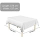 thumbnail image 2 of 2024 54" X 108" Party Tablecloth, Suitable For Square Tables, Hot-Stamping Rectangular Plastic Tablecloths, Suitable ( 4 Pack), 2 of 4