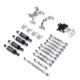 thumbnail image 1 of Baohd 1/16 Aluminum Alloy Durable Steering Link Rod For WPL C14 RC Car Part RC Car Accessories Replacement Parts RC Upgrade Part Silver, 1 of 6