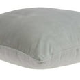 thumbnail image 3 of 18" x 7" x 18" Transitional Gray Solid Pillow Cover With Poly Insert, 3 of 4
