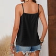 thumbnail image 7 of ATOYSOY Womens Lace Banding V Neck Eyelet Camisole Spaghetti Strap Casual Tank Top Light Breathable Tops For Summer Daily Street Wear, 7 of 7