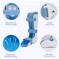 thumbnail image 3 of Kids AFO Drop Foot Brace Baby Ankle Foot Orthosis Night Splint for Children Toddler Pediatric Strephenopodia Support Strephexopodia Splint Walking with Shoes or Sleeping, 3 of 7