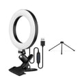 thumbnail image 3 of Mistaha 6.3 Inch 2700K-5500K Selfie Ring Video Light with Clamp Mount Tabletop Tripod 3 Dimmable, 3 of 8