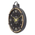 thumbnail image 2 of Sisal Rope Style Metal Wall Clock by Peterson Housewares  Artwares, 2 of 3