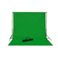 thumbnail image 1 of 6.56ft x 6.56ft/ 2 x 2m Adjustable Background Support Stand Photo Backdrop Crossbar Kit with Carrying bag, 1 of 7