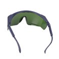 thumbnail image 1 of Safe Goggles,  Protection Glasses 740-1100nm Hardened PC Green Lens Blue Frame Lightweight  for Optical Fiber Projects, 1 of 7